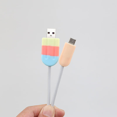 Ice Cream Mobile Phone Data Cable Protective Cover